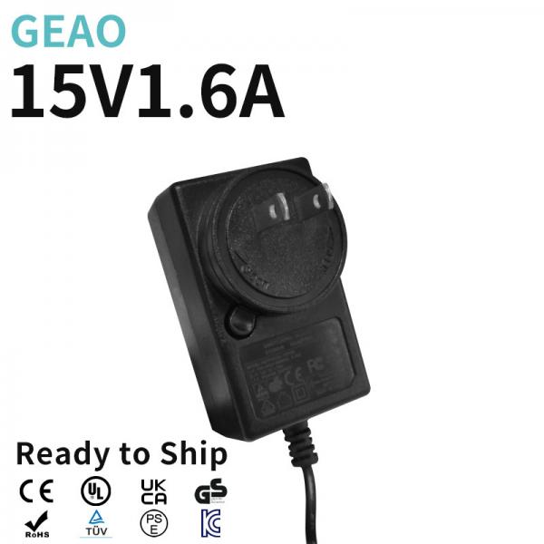 Quality 1.6A 15V Interchangeable Power Adapter Universal For Home Office Use for sale