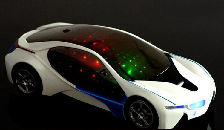 China Paul Ma gravity sensor bmw i8 lighting steering wheel remote control car 1:16 3d model toy factory