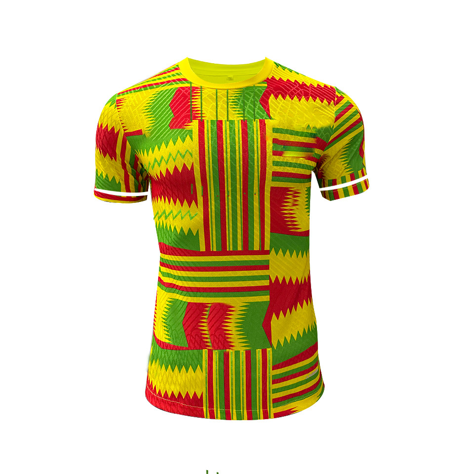 China Durable Africa Cup Player Version Jersey Permeable Orange Yellow White Color factory