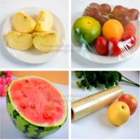 China wrapping PVC transparent cling film, food grade cast cling film, wrapping, moisture proof fresh-keeping, food wrapper, P factory