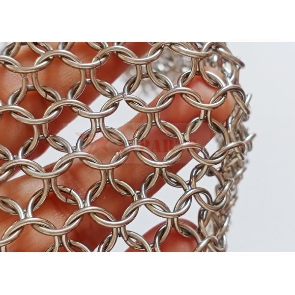 Quality 12mm Hanging Stainless Steel Chainmail Curtain For Exterior Wall Cladding for sale