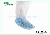 China Non Slip PP Disposable use Shoe Cover Blue White Non-woven Comfortable and durable use factory