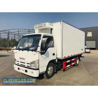 China ELF 98hp ISUZU Reefer Truck Reefer Van Insulation Medium Size for sale