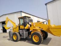 China Multi Functional 0.7m3 55KW 4x4 Backhoe Loader factory