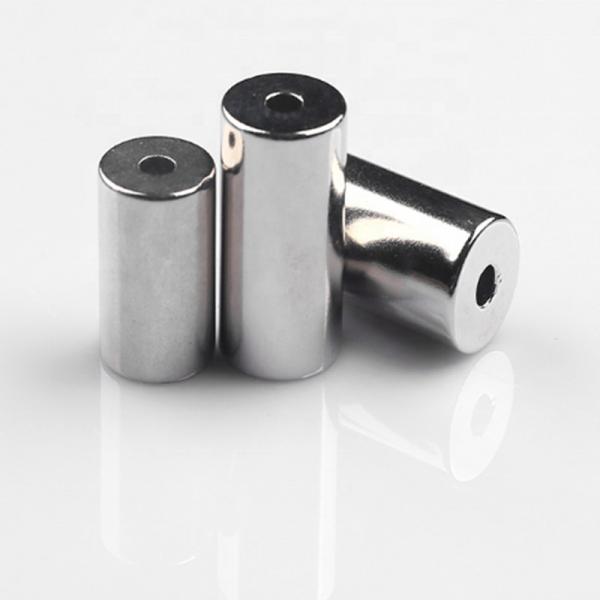 Quality N40 Cylindrical Coated Neodymium Permanent Magnets For Science for sale