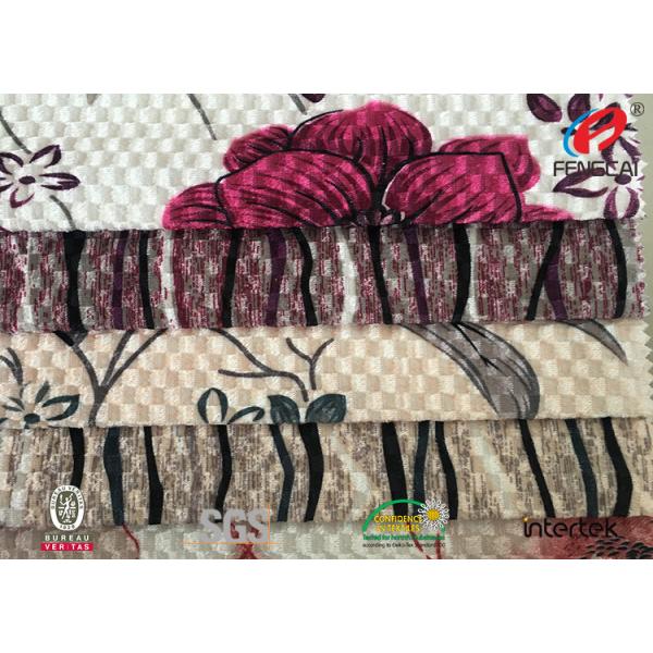 Quality Pineapple Design Sofa Velvet Upholstery Fabric 100% Polyester Fleece Fabric For for sale
