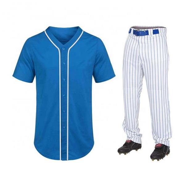 Quality Anti Pilling Baseball Shirts Jerseys Breathable Anti Bacterial for sale