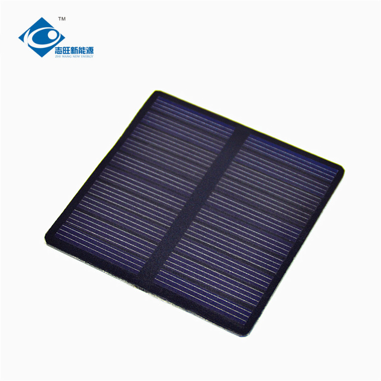 China 0.65W Mini Transparent Solar Panel ZW-6565R Outdoor Portable Solar Panels factory