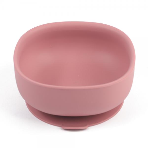Quality Silicone Plates And Bowls Customized Silicone Products Pink for sale