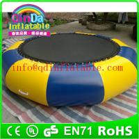 China inflatable water trampoline for sale, inflatable trampoline on water Trampoline for kids factory
