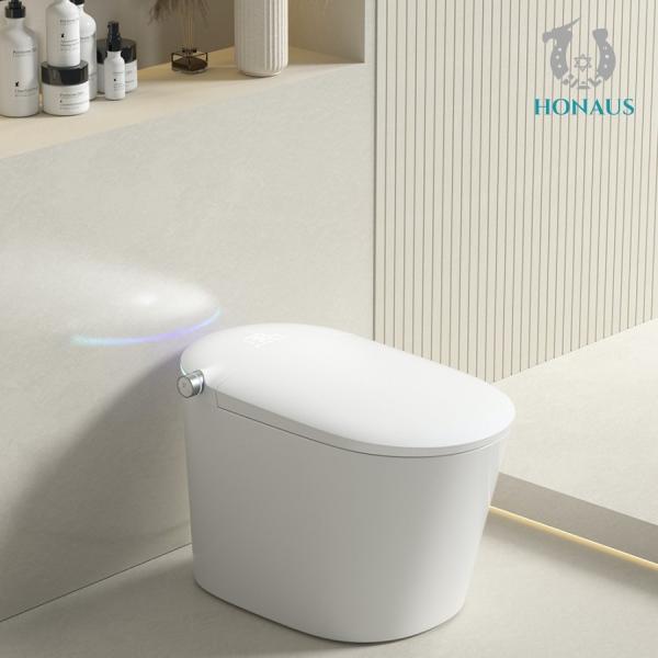 Quality Fashionable Bathroom Toilet Bowl Modern Smart One Piece Toilet Foot Flush for sale