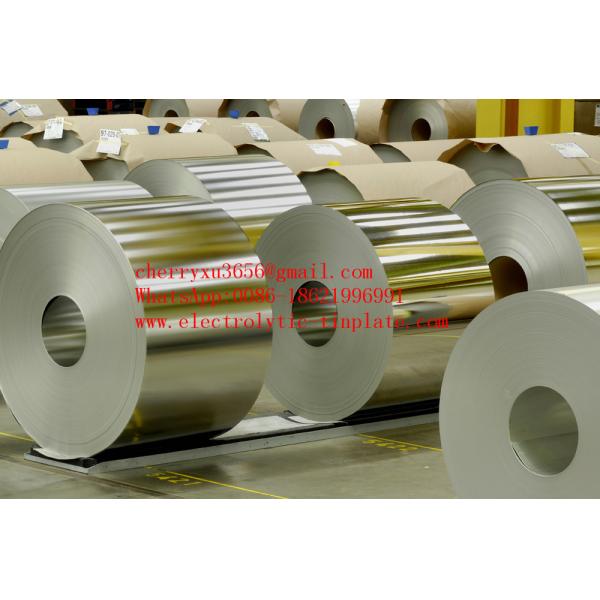 Quality Food Grade ETP T1 T49 T53 T57 T65 700mm Electrolytic Tinplate Sheet coils SPTE for sale