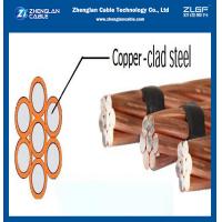 China 7#8AWG Copper Clad Steel Wire For Electrical Conductors Purposes ASTM B228 factory