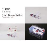 China CE Approval titanium derma rolling Manufacturer skin roller system 3 IN 1 derma roller factory