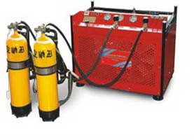 Quality low speed breathing auto - stop scuba air compressor 100 L/min 3.5cfm for sale