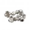 China Stainless Steel Threaded Pipe Fittings / Union / Elbow For Petroleum Industry factory