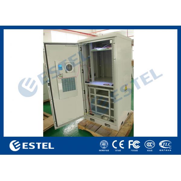 Quality Sandwich Panel Outdoor Power Supply Cabinet Galvanized Steel Climate Controlled for sale