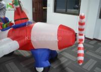 China Customized Size Promotional Inflatable Standing Christmas Santa Claus Outdoor Advertising factory