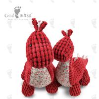 Quality 46cm Stuffed Cartoon Characters ODM Soft Anime Red Dinosaur Toy for sale