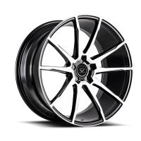China 2 Piece Forged Super Sport Car Rims Matte Black Staggered 20 Inch for sale