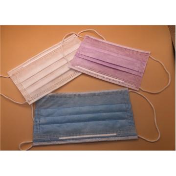 Quality Non Woven Fabric 3 Ply Surgical Mask / Surgical Mouth Mask Non Poisonous for sale