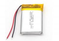 China 702535 3.7V 600mAh Lithium Polymer Battery Pack Rechargeable for MP3 / MP4 factory