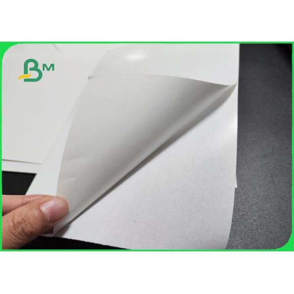 Quality 80gsm Semi Gloss Sticker Paper For Logistics Industry 24 x 42inch High Strength for sale