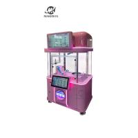 China Coin Operated Robot Fairy Floss Cotton Candy Vending Machine Air Cooling factory
