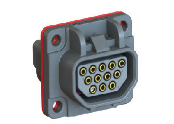 Quality 12 Pin Hybrid Power Connector, RS485 High Mating Cycle Receptacle Plug for for sale