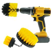 China Tile Drill Brush Attachment Style Brush Set For Drill Suitable For Cleaning / Scrubbing factory