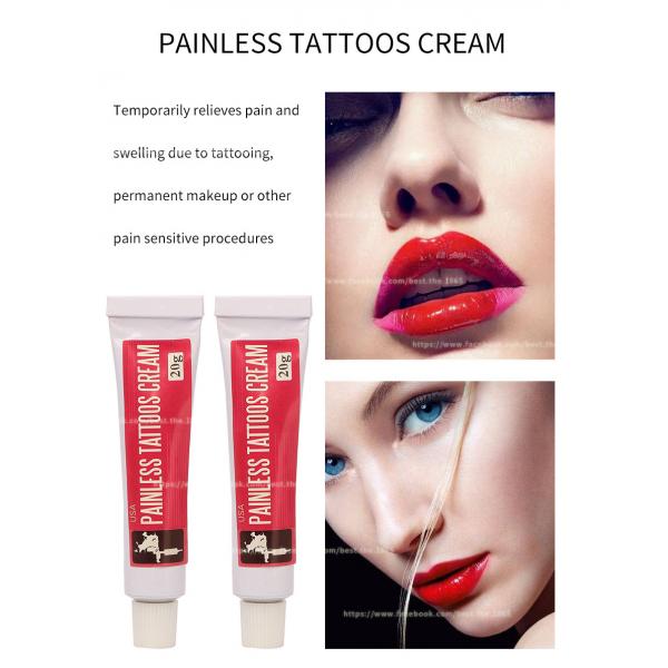 Quality Tattoo Painless Cream Anesthetic Numbing Cream 10g 20g 30g Tube Pain Relieving for sale
