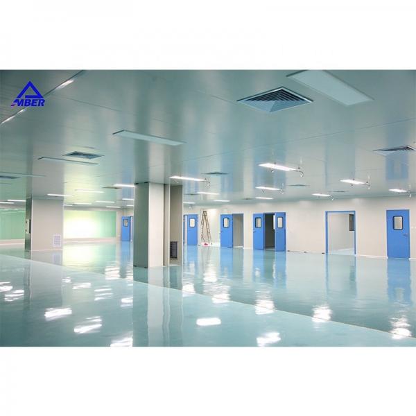 Quality Hospital Pharmacy Modular Clean Room Sandwich Panels ISO 9 With Sliding Door for sale