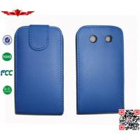 China 100% Quality Guaranteed Colorful Leather Flip Cover Cases For Blackberry Torch 9860 9850 factory