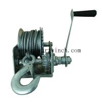 China Calssic Europen Style Portable Manual Winch , Lightweight Hand Winch With Cable factory