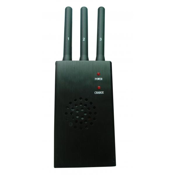 Quality Portable Mobile Phone + 3G + Wifi + GPS Signal Jammer With Cooling Fans for sale