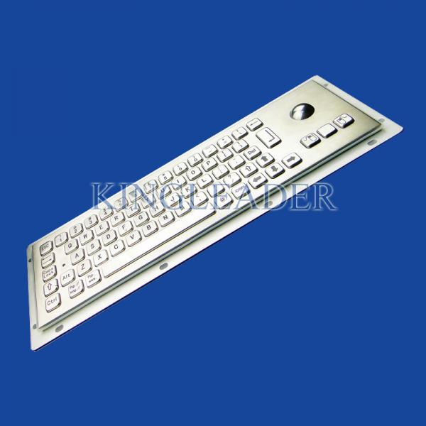 Quality Rugged Waterproof Industrial Computer Keyboard In Metal With Integrated for sale