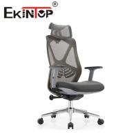 China Hot Sales Computer Chair Luxury Mesh Chair Rolling Swivel Massage Office Chair With Lumbar Support Headrest For Work factory