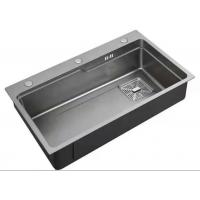 Quality Rectangular Stylish 100% Handmade Stainless Steel Sink Topmount for sale