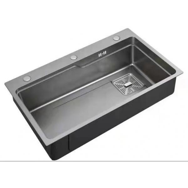 Quality Rectangular Stylish 100% Handmade Stainless Steel Sink Topmount for sale