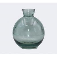 China H9cm Green Transparent Modern Glass Vase for Home and Office Decor Elegant Flower Holder factory