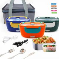 China Warm Keeping Portable Heating Lunch Box 60W Stainless Steel Liner factory