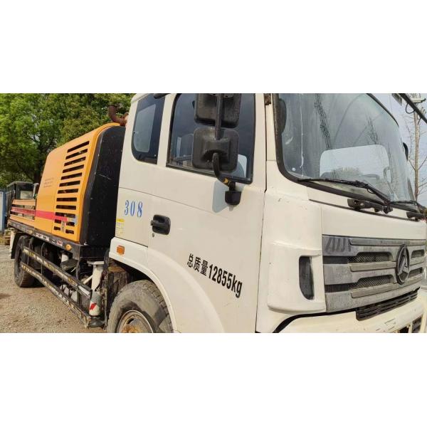 Quality Sany 0.6m3 used trailer mounted concrete pumps 9205*2470*3090mm for sale