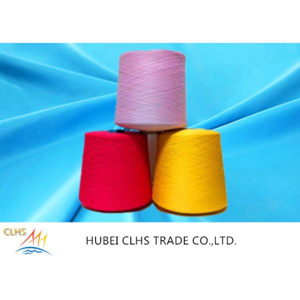 Quality 100% Virgin Spun Dyed Polyester Yarn 40 / 2  AA Grade For Sewing Thread / Embroidery for sale