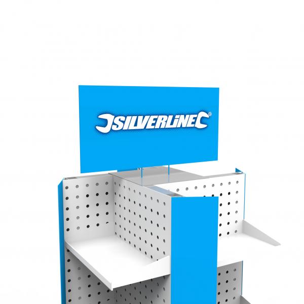Quality Casters Pegboard Rotating Display Stand Metal Pegboard Display Stand With Hooks for sale