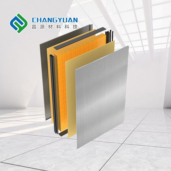 Quality Heatproof Curtain Wall Metal Panel Four Groove Pu Foam Wall Panel for sale