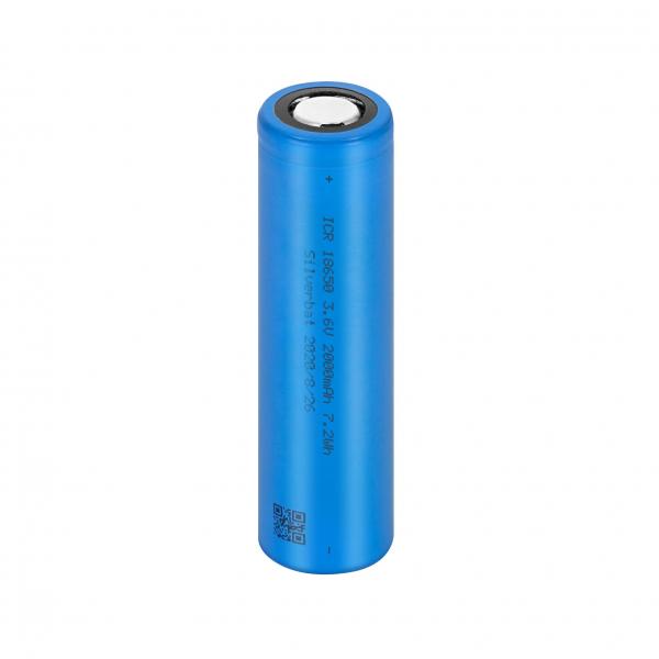 Quality High Power 18650 Lithium Ion Battery 3.6V 2000mah Power Tool for sale