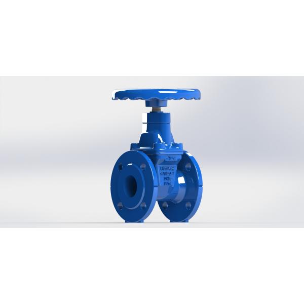 Quality Both Side Sealing Non Rising Stem Gate Valve , Resilient Seated Screwed Gate Valve for sale