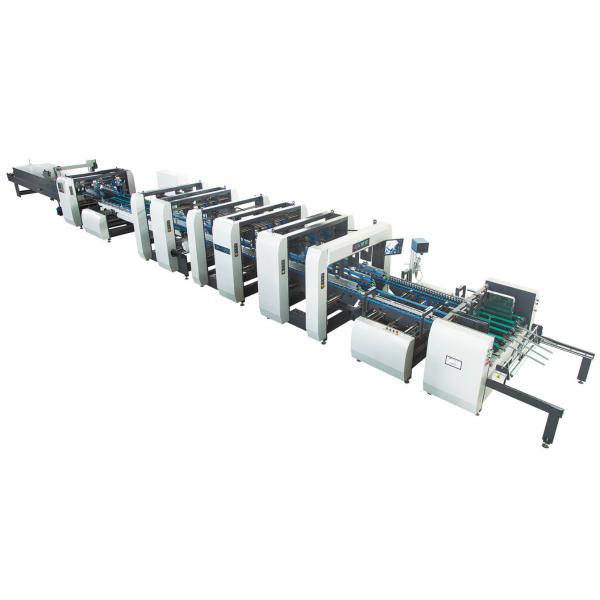 Quality 650mm*700mm Folder Gluer Machine Corrugated Automatic Folding Gluing Machine for sale