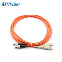 China Outdoor Jumper Fiber Optic Patch Cord Cable Duplex FC - SC Connector Customsized Length factory