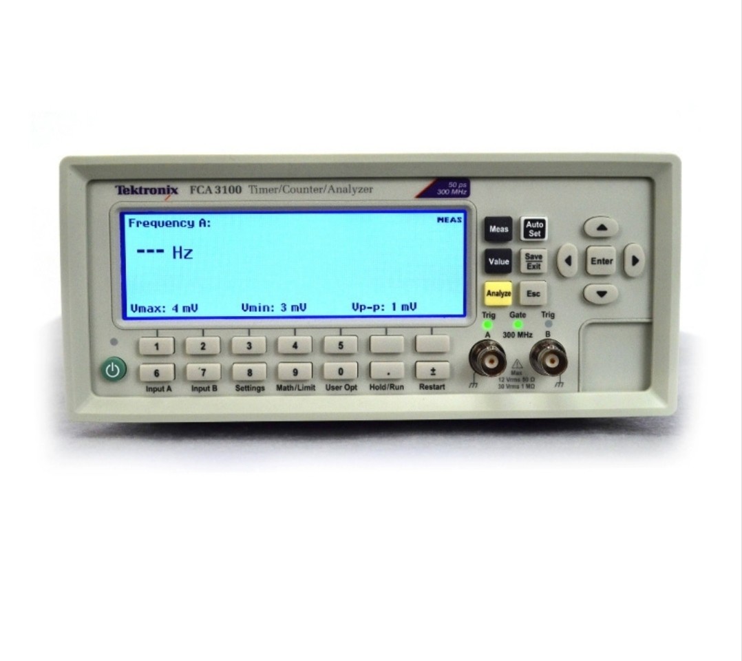 China Tested Pre-Owned Tektronix  FCA3100 Frequency Counter/ Timer 300MHz 50 Ps Std Timebase factory